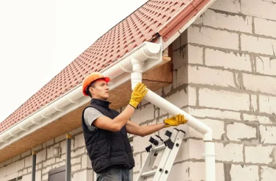 Pose et remplacement de gouttières à Vraie-Croix